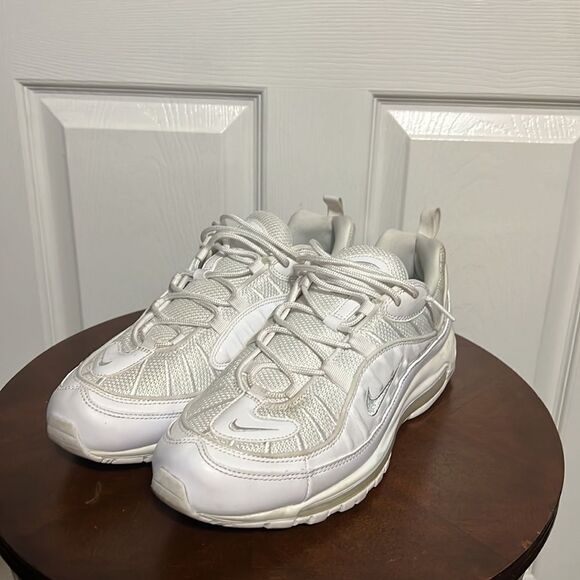 🔥🔥 Nike Air Max 98 “All White” - Men Sz 11.5 - Great Condition - Picture 4 of 11